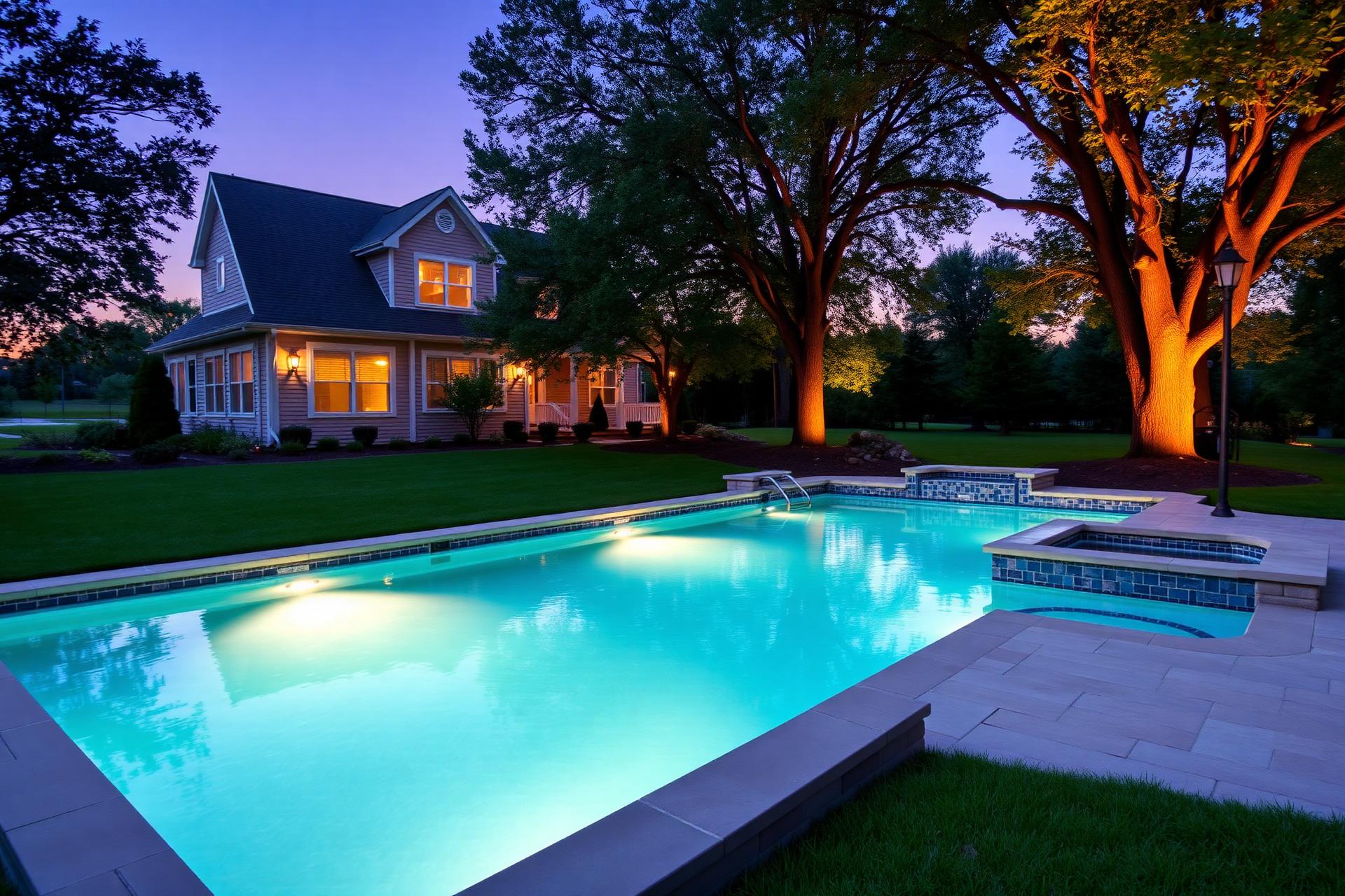 San Juan fiberglass pool